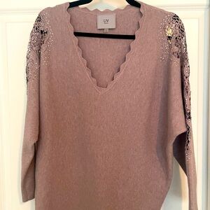 New Mauve women’s sweater size large